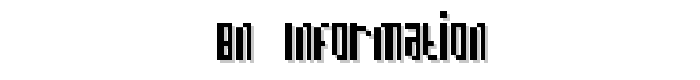 BN Information font